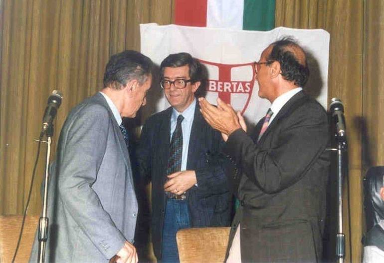 Ercole Acerbi con Benigno Zaccagnini