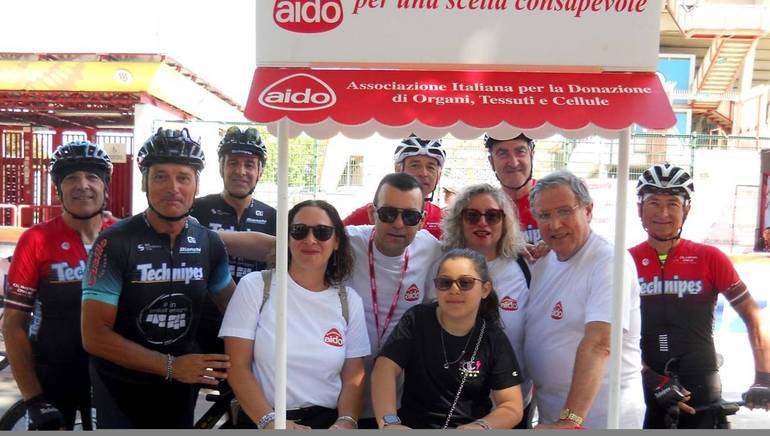 Aido allo stadio Manuzzi alla partenza del Giro Italia U23