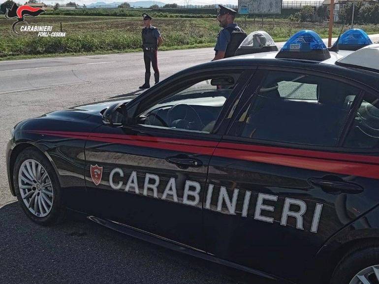 Foto concessa dal comando CC Forlì-Cesena