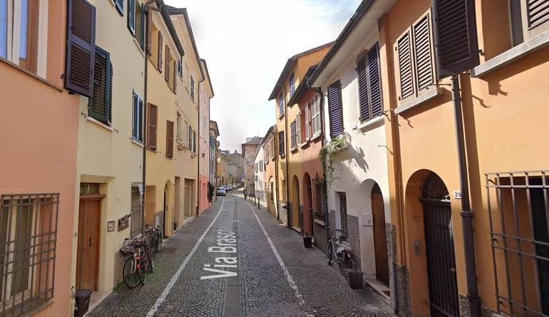 Una delle vie oggetto di manutenzione. Foto concessa dal Comune di Cesena