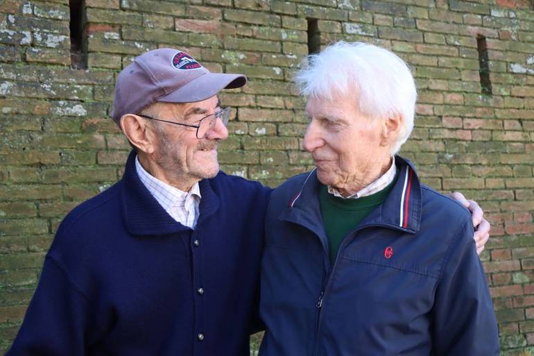 Da sinistra: Carlo Rossi e Loris Pedrelli (foto: Sandra e Urbano fotografi, Cesena)