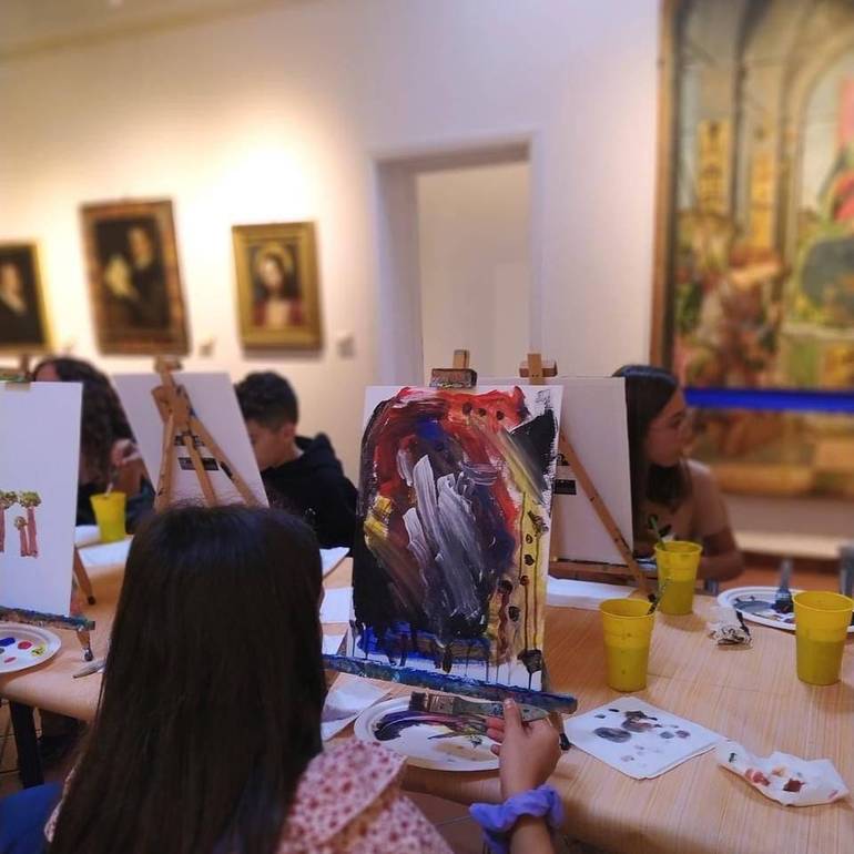 Scrittura, disegno e college, laboratori in pinacoteca per ragazzi e ragazze