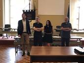 Una foto dalla conferenza stampa di questa mattina, in Comune a Cesena