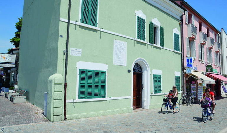 Casa Moretti a Cesenatico (foto archivio)