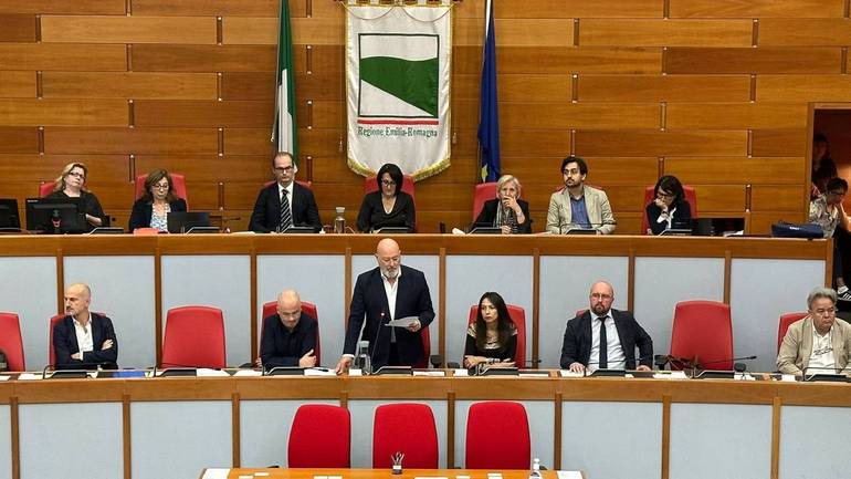 (foto dell’intervento in Aula)