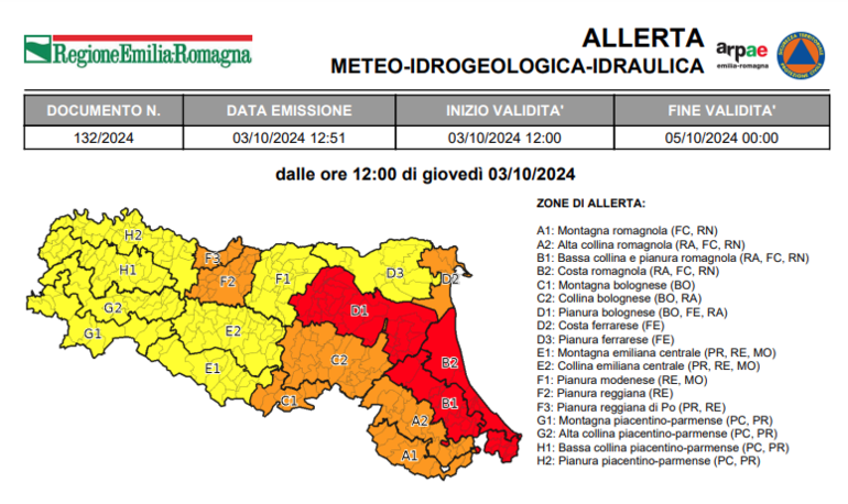 Allerta meteo