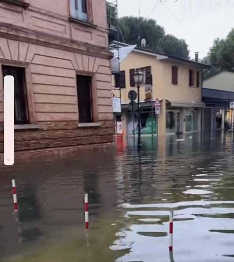 Allagamento a Cesenatico, ieri, sabato 19 ottobre 2024