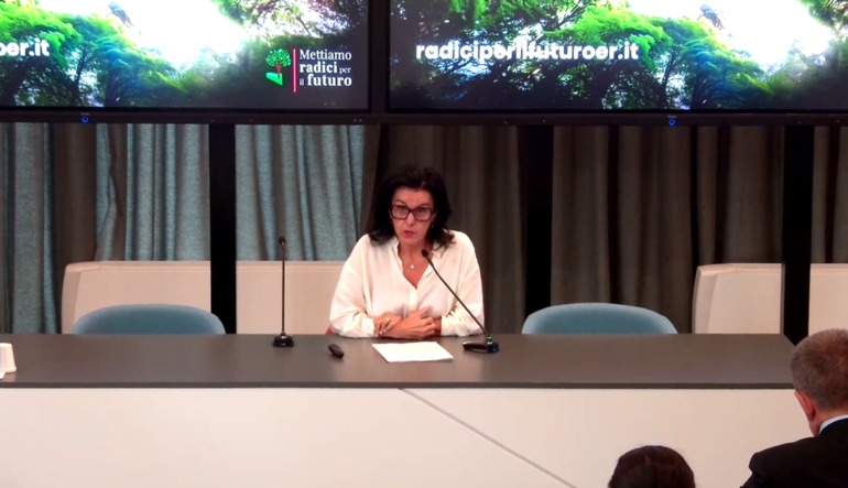 Barbara Lori in conferenza stampa