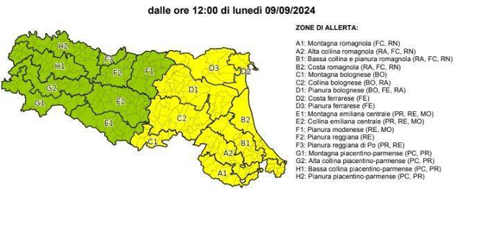 Temporali possibili dal pomeriggio