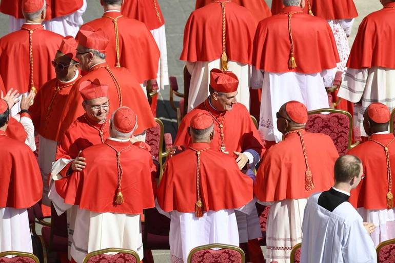 Vaticano, 30 settembre 2023: Papa Francesco presiede il Concistoro per la creazione di 21 nuovi cardinali. Foto Siciliani-Gennari/SIR