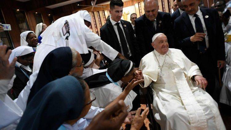 Il Papa in Papua Nuova Guinea. Foto Vatican Media