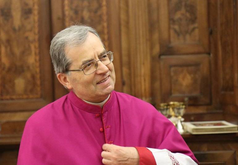 Il vescovo di Cesena-Sarsina, monsignor Douglas Regattieri, in una foto di Pier Giorgio Marini