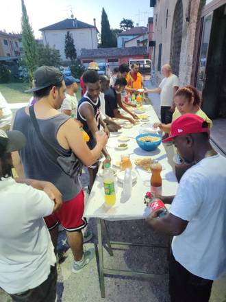 Calcio a 5 case accoglienza - cena buffet