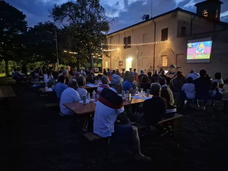 Una foto della serata a Badia di Longiano, sabato 15 giugno scorso