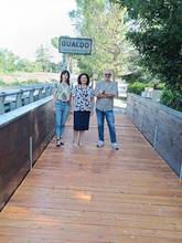 Pronta e consegnata al Comune la passerella ciclo pedonale sul torrente Ansa a Gualdo di Roncofreddo