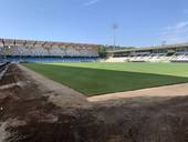 Passaggio in serie B, lavori all'Orogel Stadium 