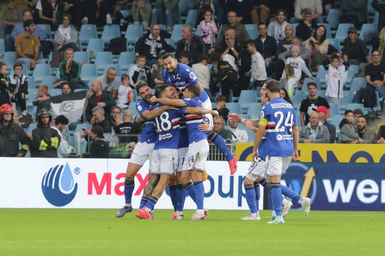 Pioggia di gol, il Cesena cade 3-5 con la Sampdoria