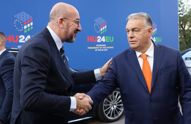 Viktor Orban e Charles Michel (Foto Consiglio europeo)