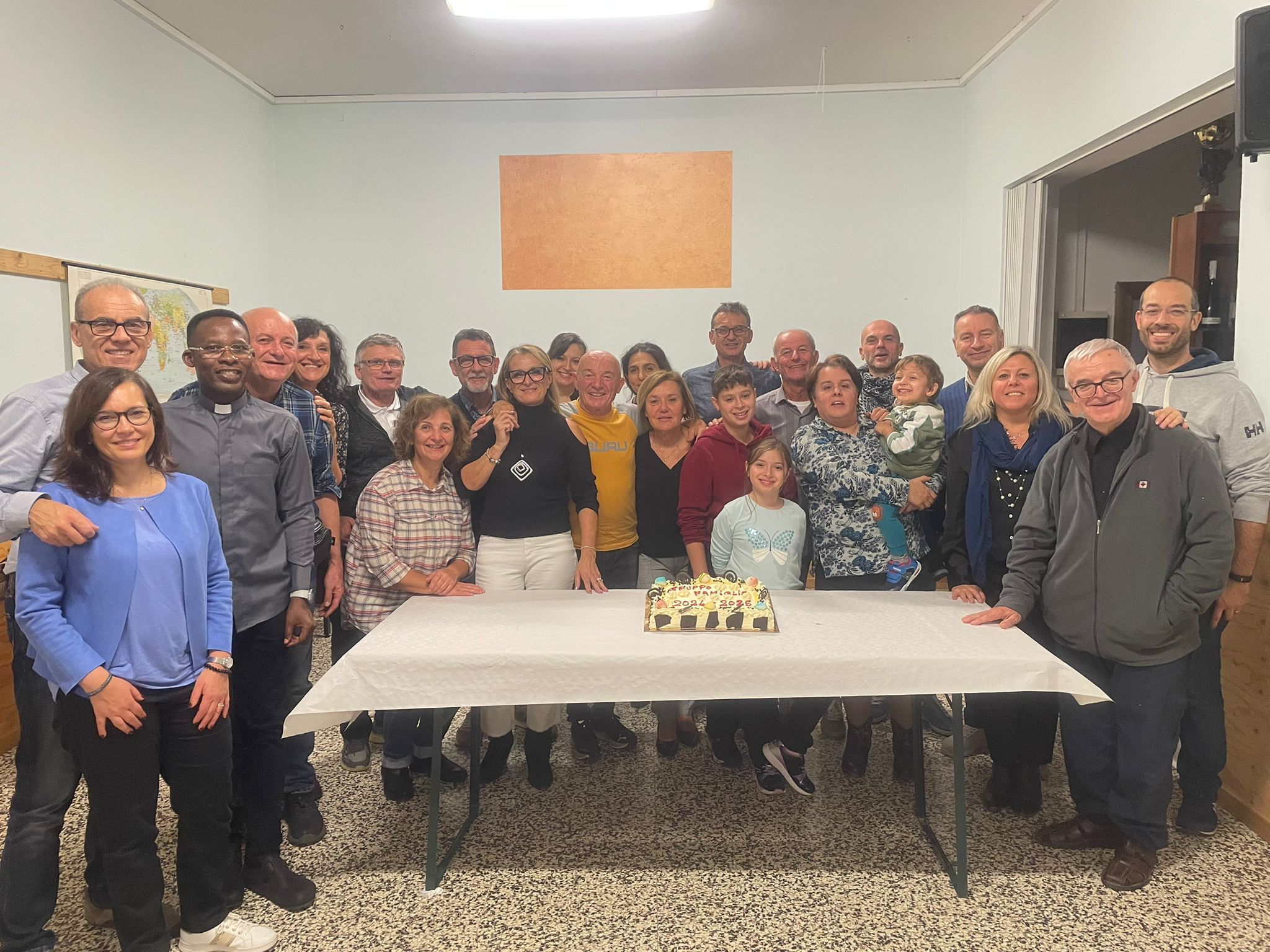 Il gruppo che ha preso parte all'incontro a Cannucceto