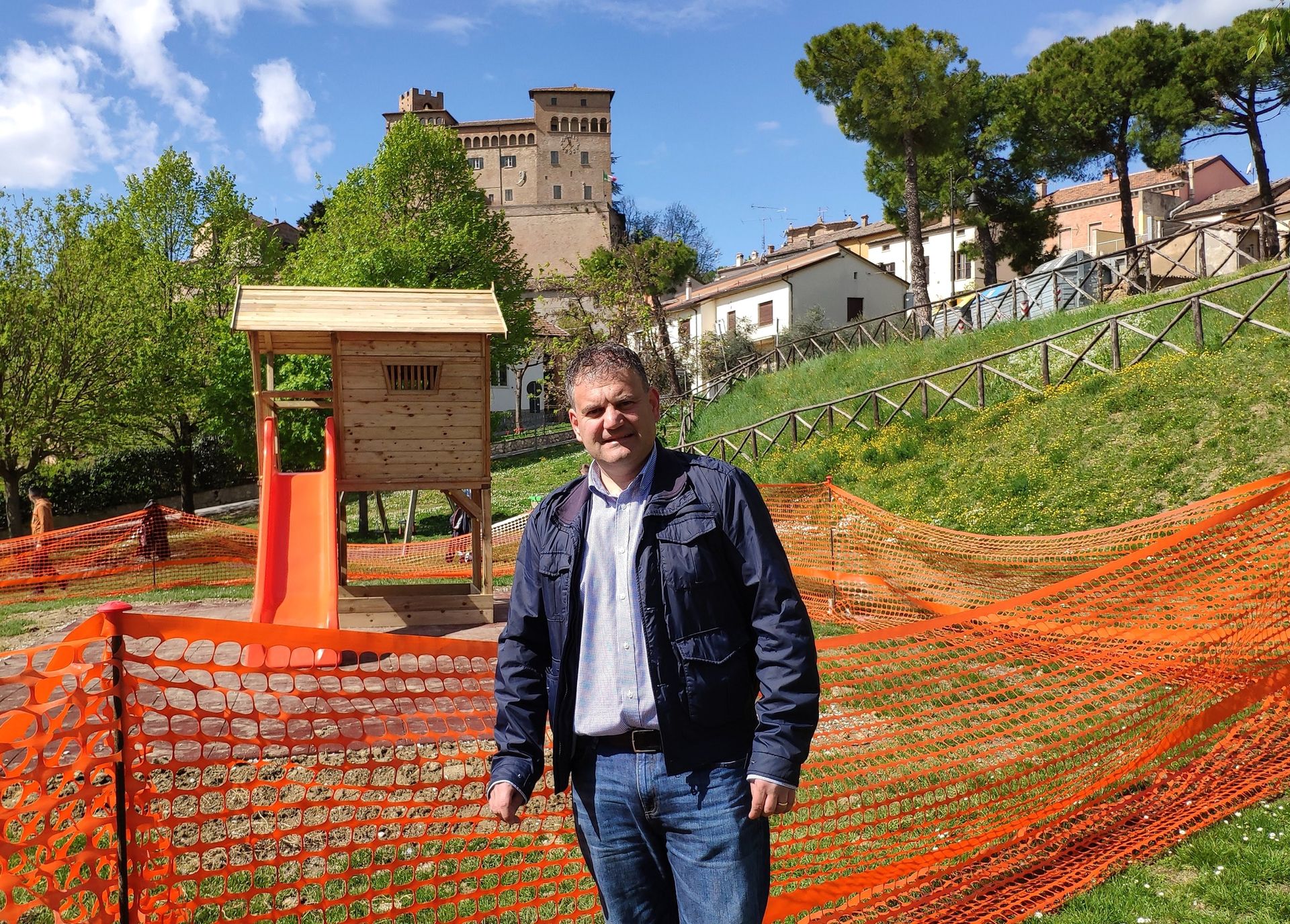 Nella foto di archivio del Corriere Cesenate, il sindaco di Longiano, Mauro Graziano