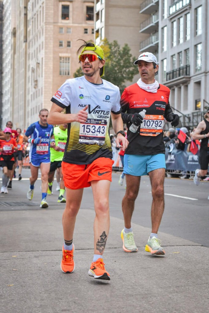 Massimo Lizzo alla Maratona di New York