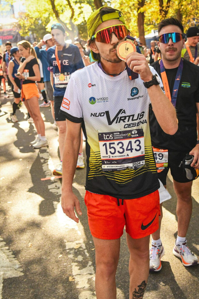 Massimo Lizzo alla Maratona di New York